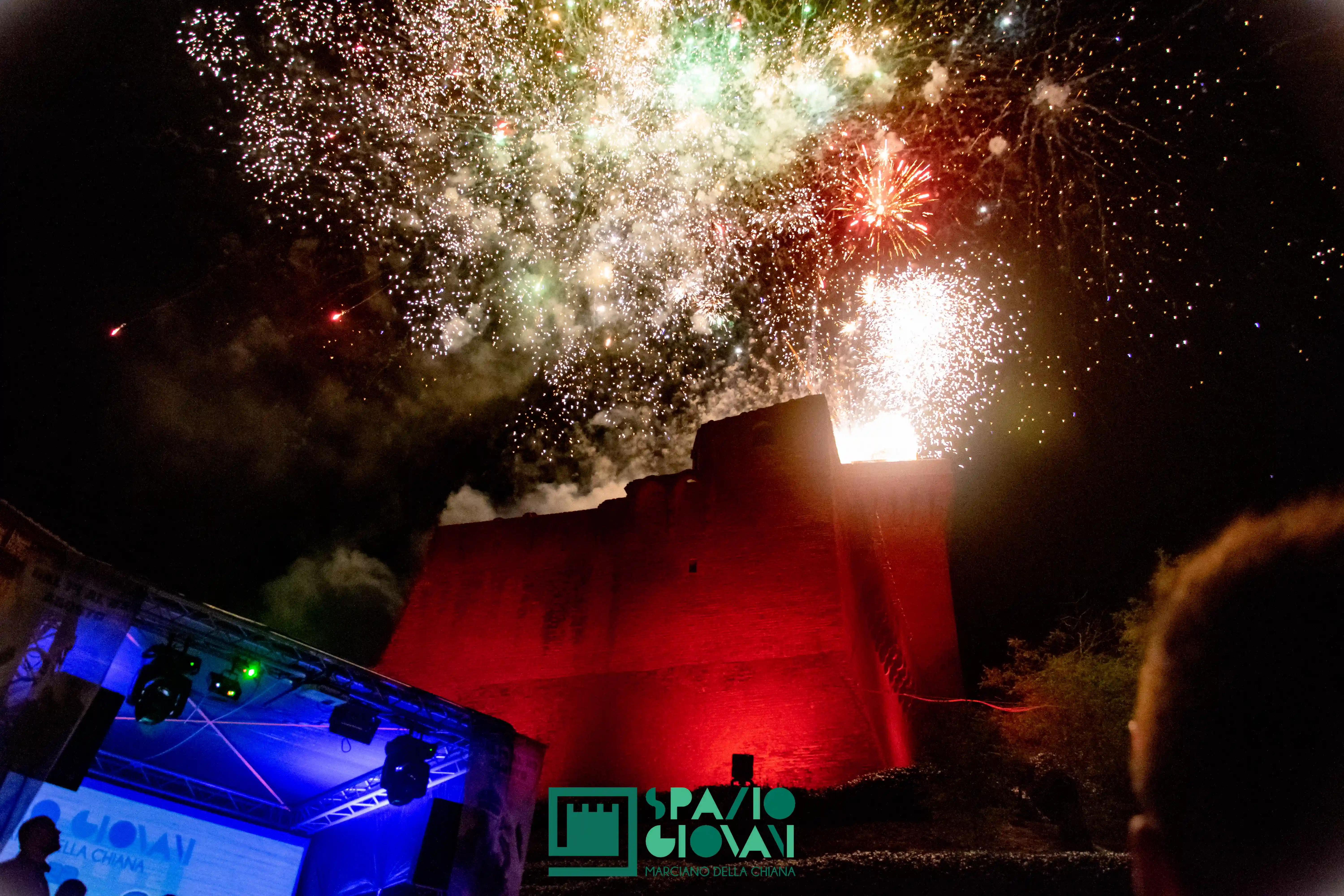 Torre di Marciano durante la Festa del SS. Crocifisso